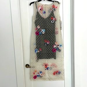 Nicole Miller sheath dress with slip